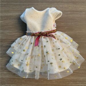 American Girl Holiday Dress & matching Welliewisher doll dress